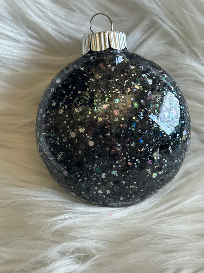 Custom Glitter Christmas Ornament