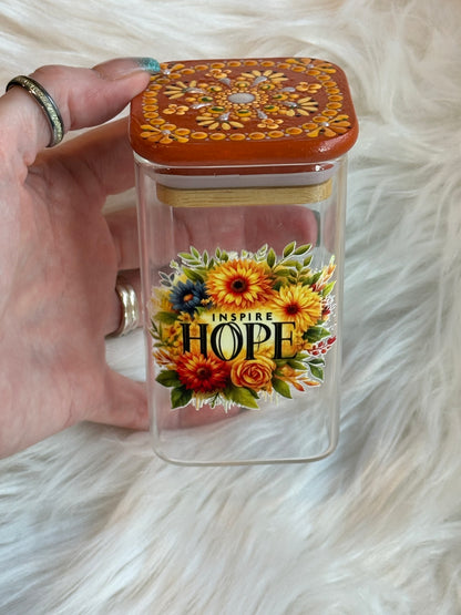 9 oz Stash Jar - "Inspire Hope"