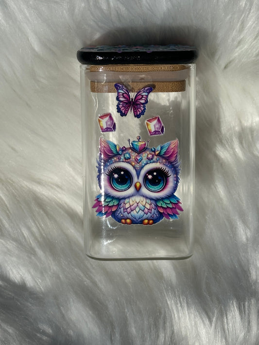 9 oz Stash Jar - Owl
