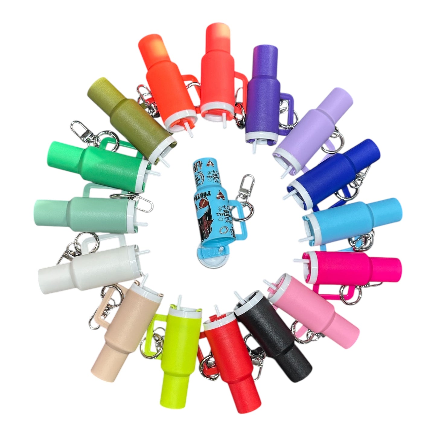 Mini Tumbler Chapstick Holder + Keychain