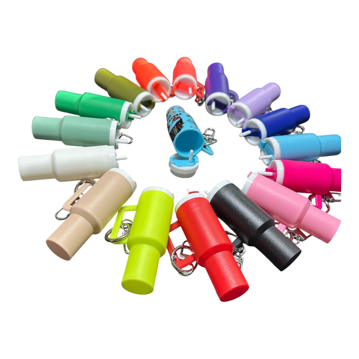 Mini Tumbler Chapstick Holder + Keychain