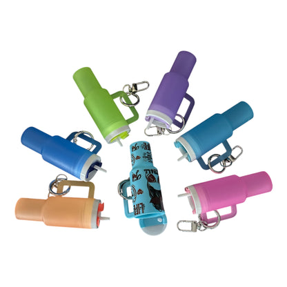 Mini Tumbler Chapstick Holder + Keychain