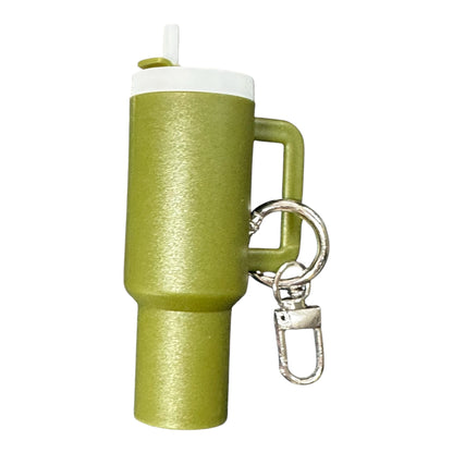 Mini Tumbler Chapstick Holder + Keychain
