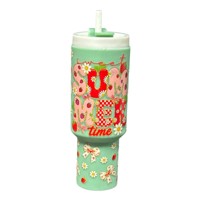 COMPLETED - Mini Tumbler Chapstick Holder + Keychain